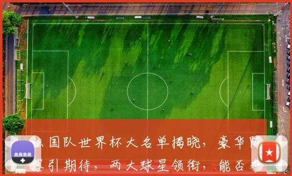 法国队世界杯大名单揭晓，豪华阵容引期待，两大球星领衔，能否夺冠成焦点，值得关注